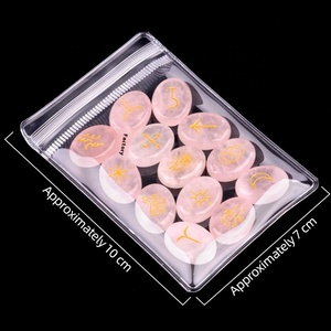 Runa delle streghe <span class=keywords><strong>di</strong></span> cristallo rosa in cristallo naturale agata Semi-preziosa pietre preziose intagliando pezzi come l'<span class=keywords><strong>occhio</strong></span> <span class=keywords><strong>di</strong></span> <span class=keywords><strong>tigre</strong></span> Nilunstone - Product Image 3