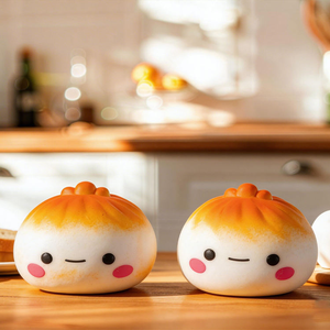 Wholesale Squishy Colorful Dumpling With Water Stress <b>Ball</b> Fidget Toy Steamed Stuffed Bun <b>Squeeze</b> Stress Relief Sensory Toy - Product Image 6