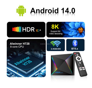 Boîtier TV Android 14 Mortal R69 Plus H728 WiFi 6 8K UHD IPTV NF OTT Lecteur multimédia en <span class=keywords><strong>streaming</strong></span> Boîtier TV intelligent - Product Image 2