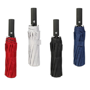 Paraguas Plegable Doble de Vinilo para Sol y Lluvia, Totalmente Automático, 12K, para Negocios - Product Image 1