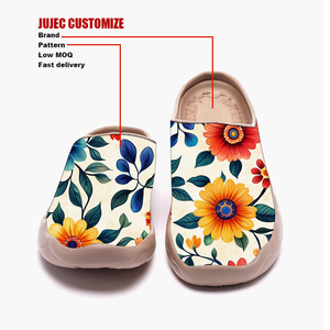 Scarpe Personalizzate per Infermiere, Sandali, <span class=keywords><strong>Ciabatte</strong></span>, Zoccoli in Tela OEM, Mules, Mezze Sneaker, Scarpe da Donna con Punta Larga - Product Image 6