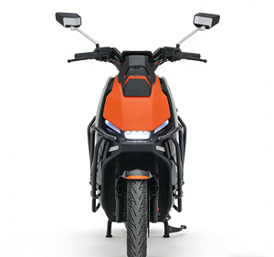Scooter Eléctrico de Carga Pesada de 72V 2000W para Entrega de Alimentos con Barra Anticaídas Envolvente, Portaequipajes Trasero, Motocicleta Eléctrica para Adultos - Product Image 3