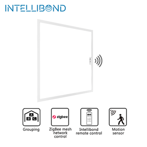 Intellibond Commercial 40W Regulable Square 60x60 Lámpara de techo con retroiluminación <span class=keywords><strong>Sensor</strong></span> de movimiento incorporado <span class=keywords><strong>Led</strong></span> <span class=keywords><strong>Panel</strong></span> plano Iluminación interior - Product Image 4