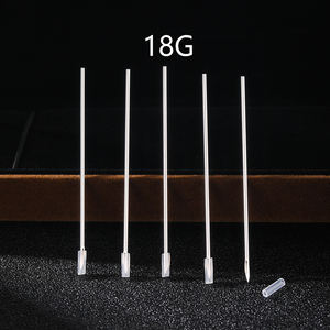 316l jarum tindik kecantikan sekali pakai, jarum steril untuk alat tindik hidung bibir telinga - Product Image 5