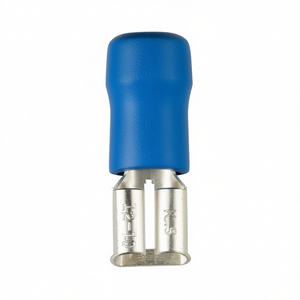 Terminales Planos Aislados Hembra, 100 Unidades Cada Uno, Azules, 6-10 AWG - Product Image 2