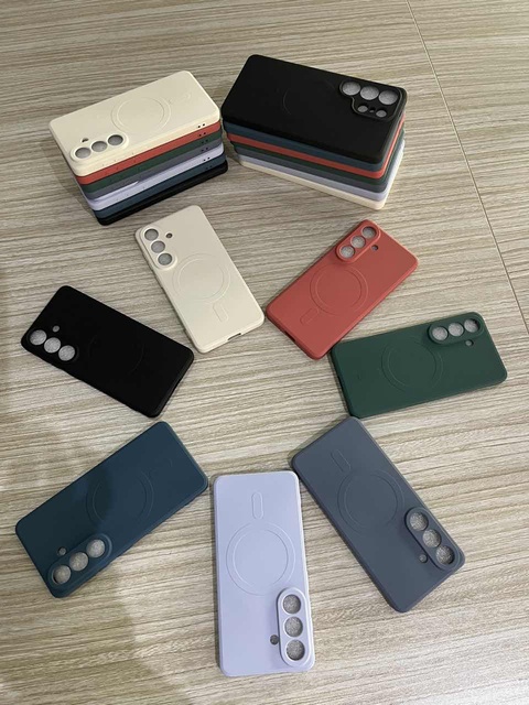 Twins for S26+ 2026 Magnet Phone Case Galaxy Series Soft TPU Liquid Silicone Phone Cover S26U Strong Magnetic New Arrival