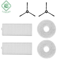 Kit d'accessoires pour aspirateur robot Dynaking R30 : filtre HEPA, brosse latérale, tampon de serpillière, pièces de rechange, pack de remplacement