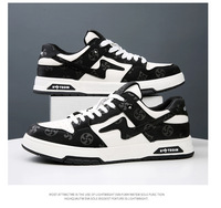 Chaussures de luxe personnalisées avec logo, chaussures de créateur pour hommes, cuir blanc vulcanisé, baskets rétro sportives décontractées, chaussures confortables et respirantes