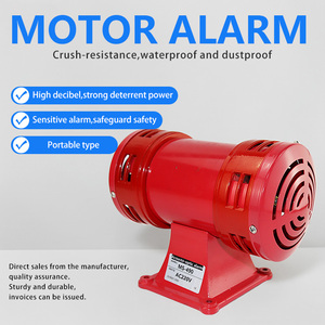 Loud <span class=keywords><strong>Air</strong></span> <span class=keywords><strong>Raid</strong></span> sirene industri Alarm sistem tugas berat Motor listrik 110V Api Tornado klakson Omnidirectional 120 DB 1600 ft IP - Product Image 2