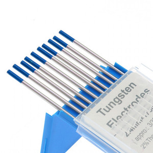 Electrodo de Tungsteno WL-20 AZUL 3/32\" <span class=keywords><strong>para</strong></span> Soldadura TIG, Paquete de 10 (2% Lantano) China - Product Image 1