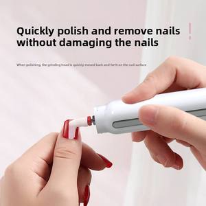 Perceuse à ongles électrique portable rechargeable par USB pour le nail art et la <span class=keywords><strong>manucure</strong></span> avec réglage à trois vitesses, faible bruit, 15000 tr/min - Product Image 4