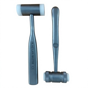 Maillet chirurgical manuel à double tête en acier inoxydable avec pointes en téflon pour usage dentaire, orthopédique et neurochirurgical - Réutilisable CE - Product Image 3
