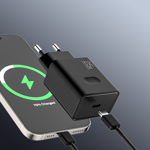 Caricabatterie USB-C 25W PD con cavo tipo-C a C uu Kit adattatore di ricarica rapida per cellulari fotocamera ad alta efficienza - Product Image 4