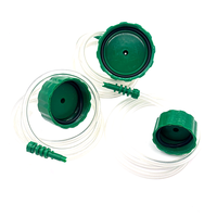 Nouvel adaptateur de seringue en plastique PP vert 100cc-200cc-300cc, connecteur d'aiguille de distribution pneumatique, accessoires pour machines-outils