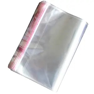 YC Custom Clothing Transparent Self-adhesive Seal Clothes Opp Packing Plastic Bag Clear Poly Opp Bags