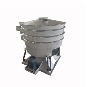 Máquina Tamizadora Vibratoria Asistida por Motor de PVC y Acero Inoxidable para Procesamiento de Alimentos y Tamizado de Granulados - Product Image 3