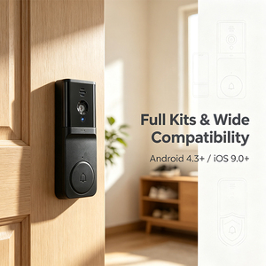 IFA02 M16 กริ่งประตูพร้อมกล้อง, แอปทูยาและอูลูก้า,120 °   ดูภาพได้, พูดคุยได้สองทาง, กระดิ่งในบ้าน RF433, กริ่งประตูอัจฉริยะไร้สายพร้อมกล้อง - Product Image 5