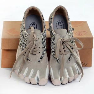 Chaussures décontractées antidérapantes à cinq orteils à lacets pour hommes Chaussures de course Chaussures de sport - Product Image 1