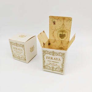 Wholesale Custom Logo <b>Small</b> Cardboard Rigid <b>Boxes</b> for Candle Cosmetics Oil Packaging-Luxury Storage Embossing Customizable - Product Image 1