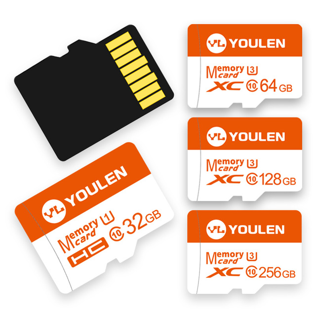 High-Capacity Mini SD Memory Cards 256GB 128GB 64GB