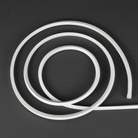 Lampu LED Neon Strip 3D Planar Emitting Outdoor IP67 10x10mm 120LEDs/m, Tali Silikon Fleksibel yang Dapat Dibengkokkan Sesuka Hati untuk Fasad