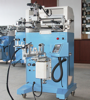 Máquina de Serigrafía Semiautomática para Botellas Redondas, Tubos de Lápiz Labial, Frascos y Envases Cosméticos