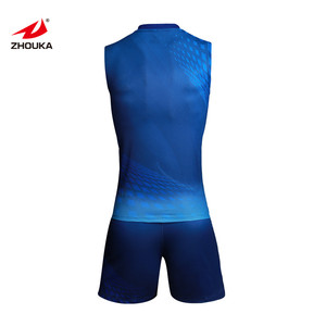 Fast Dry Latest Design Sublimated volleyball jersey Beach Tops and Shorts Sleeveless Volleyball Jersey - Product Image 3