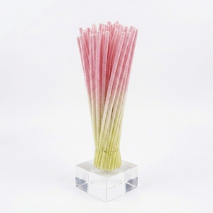 Bâtonnets torsadés en forme de racine, teints à la main, tissés densément et doublés de polaire ; Kit de matériel pour bouquets artisanaux ; Bandes de plastique ; Racines en plastique - Product Image 3