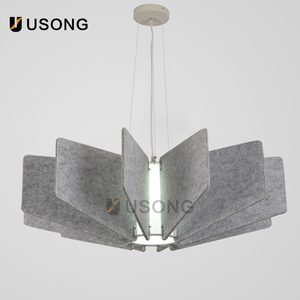 Modern Hanging-type <strong>Light</strong> <strong>Diffuser</strong> for LED Polymer Fiber Acoustic Indoor Lighting in Offices - Product Image 5
