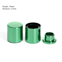 Tapa de Perfume Cilíndrica de 7 Colores, Tapa Magnética Dorada para Perfume, Tapa Magnética Plateada para Perfume
