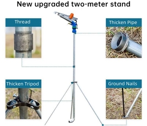 Tự Động 360 Bánh Ổ Đĩa Dài Khoảng Cách Brass Core Súng Lớn Thủy Lợi Phun Nước Py30 Py40 Py50 Với Giá Rẻ Giá - Product Image 5