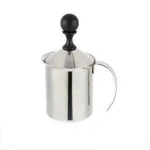 Accessori per macchine per caffè Espresso miscelatore per caffè in acciaio inossidabile 304 tazza per mescolare cappuccino montalatte per latte