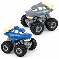 Nouveauté EPT : Jouets Monster Truck Shark, voiture jouet à friction avec grandes roues pour enfants de 3 ans et plus