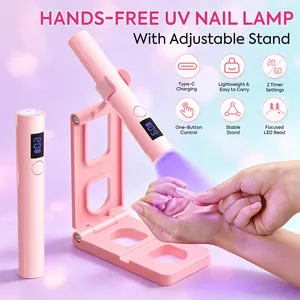 Dianabeauty UV Led Nail Lamp Mini Nail Lamp with Two Timer Settings Handheld Manicure Lamp for Curing All Nails Gel Polishing - Product Image 2