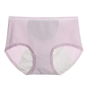 factory wholesale good quality elastic women underwear cotton menstrual period panties