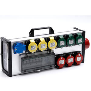 กล่องจ่ายไฟ 9 ทาง กล่องจ่ายไฟสำหรับการแสดงบนเวที <span class=keywords><strong>ไฟ</strong></span> <span class=keywords><strong>LED</strong></span> จอใหญ่ แสง เสียง กล่องจ่ายไฟแบบพกพา - Product Image 1