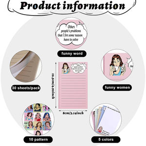 Notas Adhesivas Magnéticas Perfumadas B5 con Diseño de Dibujos Animados, Personalizables para Estudiantes y Uso en la Oficina - Product Image 3