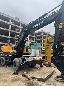 NUEVA Excavadora de Ruedas HYUNDAI 2021 de 21 Toneladas, 124kw, 1m, Excavadora Móvil Hidráulica de Uso Pesado para Construcción de Carreteras y Minería, Mejor Precio - Product Image 5