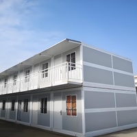 Maison conteneur pliable de 20 pieds, maison modulaire préfabriquée, cabane préfabriquée, modèle de maison