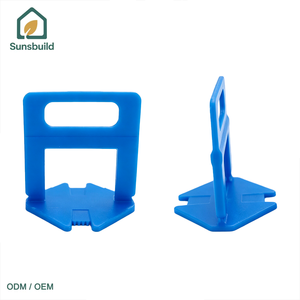 Sunsbuild Tile Leveling System with <b>Plastic</b> Wedges and Clips for Flat Ceramic Porcelain Flooring Uniform Gap Installation - Product Image 2