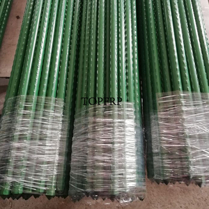 Piquets de jardin en métal recouverts de plastique vert pour soutenir les arbustes, les légumes et les plantes grimpantes - Product Image 3
