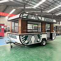 Kleine Pizza & Ijs Food Trailer Met Volledige Keuken Apparatuur Mobiele Koffie Truck & Chipwagen Cart Accessoires Voor Snacks