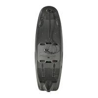 Planche de surf électrique professionnelle à refroidissement par eau, capacité de charge 100 kg, 65 km/h, en fibre de carbone, motorisée, pour la compétition