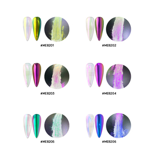 Polvere Cromata Bianca Perla Pura Effetto <span class=keywords><strong>Specchio</strong></span> per Unghie, Pigmento Aurora, Polvere Perla Trasparente Effetto <span class=keywords><strong>Specchio</strong></span> per Donut Glazed, Vendita all'Ingrosso - Product Image 2