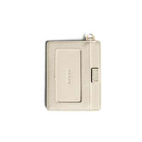 Porte-cartes personnalisé avec poche zippée en cuir PU, porte-cartes de crédit, porte-monnaie