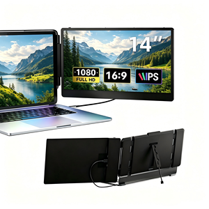 จอแสดงผล IPS แบบพกพาติดตั้งด้านข้างสำหรับแล็ปท็อป ความละเอียด Full HD 1920x1080 ความสว่าง 300cd/m² สำหรับงานภาคสนามและการใช้งานทางธุรกิจ - Product Image 1
