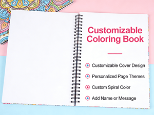 Carnet de coloriage K-pop personnalisé avec impression de logo, fournitures scolaires éducatives pour enfants, impression de livres de coloriage - Product Image 6