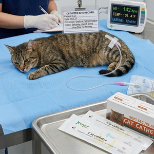 Catéter Desechable para Gatos con Abertura Lateral y Orificio Frontal de 130 mm, Catéteres de Drenaje Urológico Veterinario para Uso en Clínicas y Hospitales Veterinarios - Product Image 2