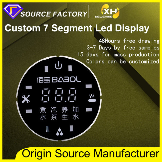 Professional Factory Custom DIP 7 Segment LED Display Ultra Bright Customized FND Led 7 Segment Display Seven Segment Custom Led
