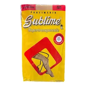 Pantimedias Sublime Súper Transparentes XL Sin Costuras de Nailon para Mujer, Largo Completo, Modernas para Uso Diario - Product Image 1